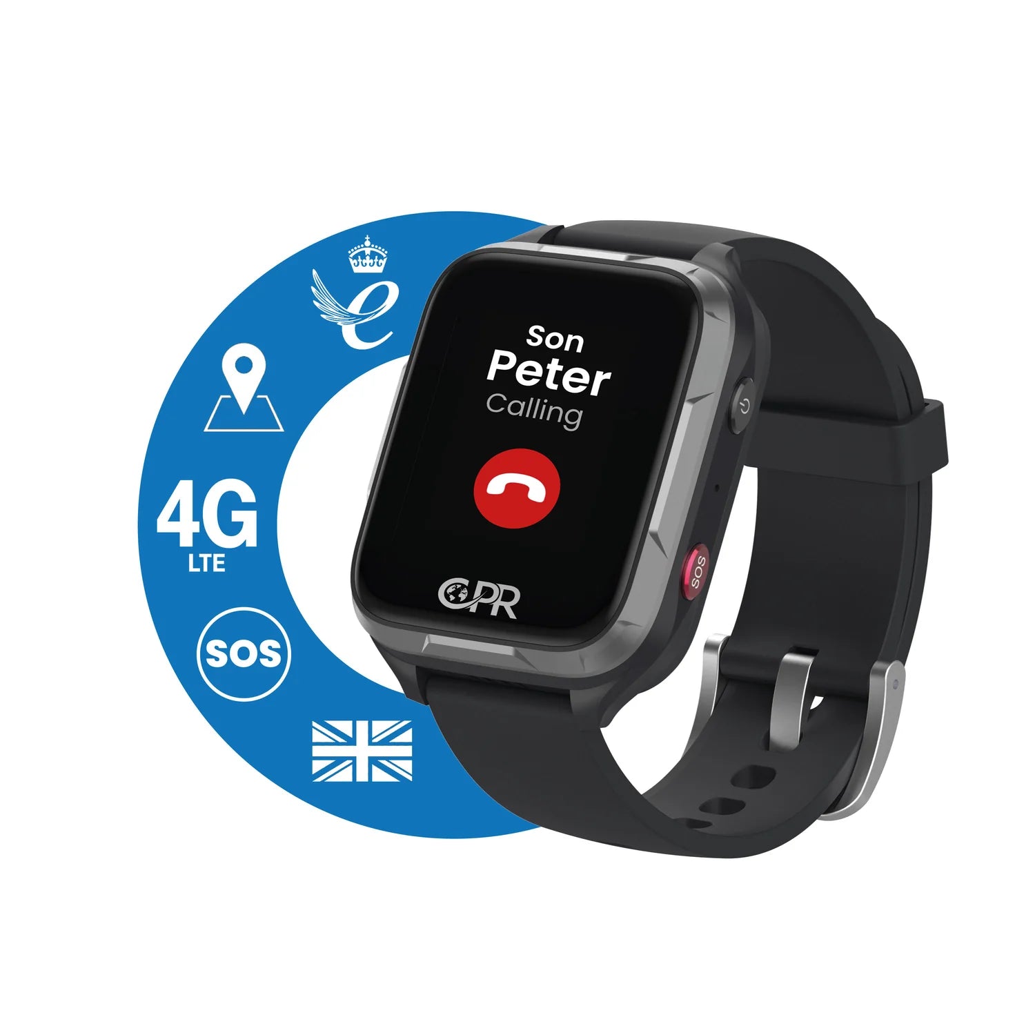 CPR Guardian IV Personal Alarm Watch with Emergency SOS Button