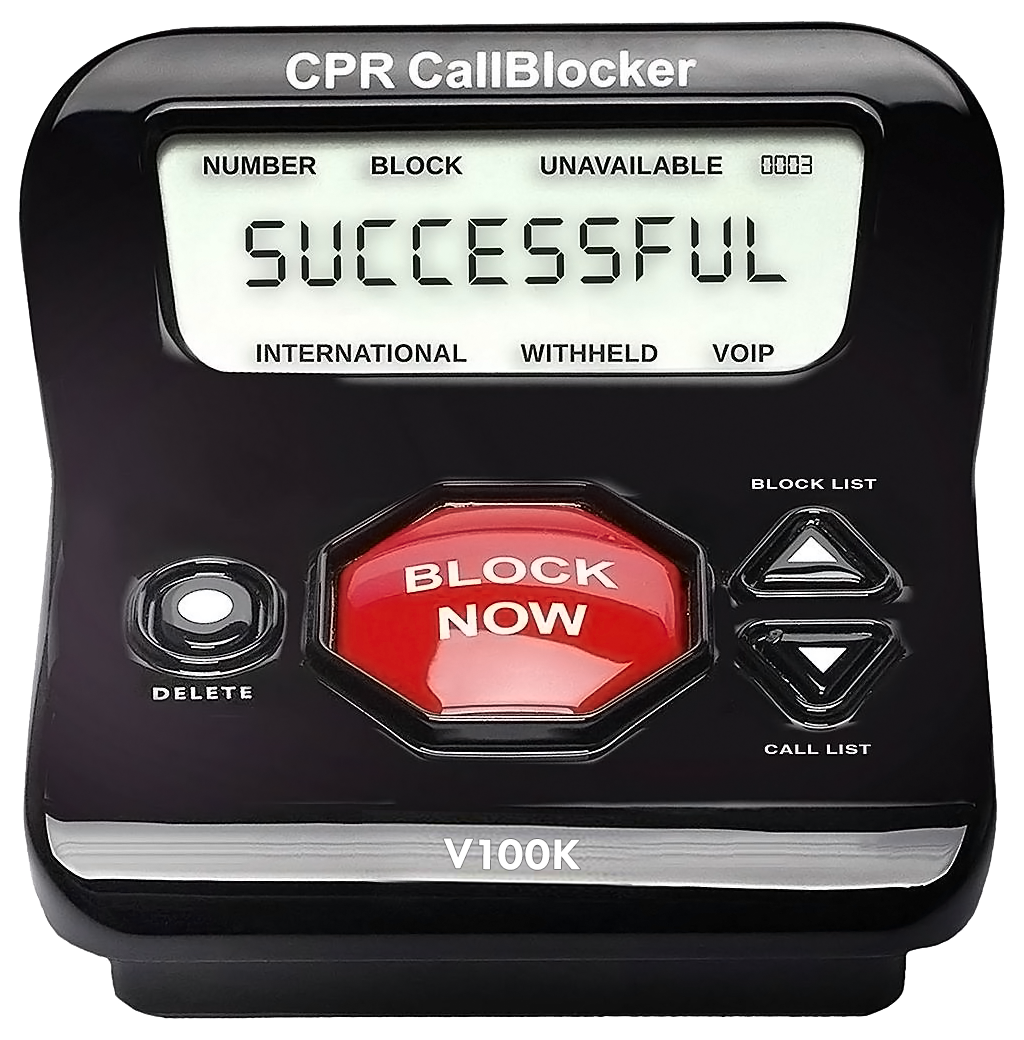 CPR V100K CALL BLOCKER FOR LANDLINE PHONES